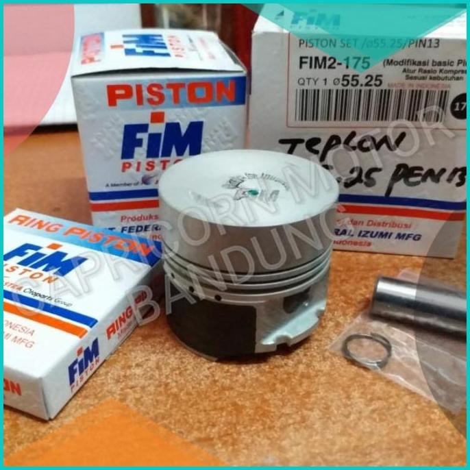 Piston Kit MentahTeflon FIM2 RACING JUPITER Z 55.25 PIN 13 FIM IZUMI