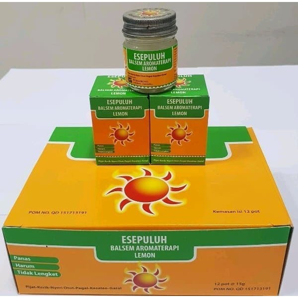 Balsem Aromaterapi Esepuluh Lemon