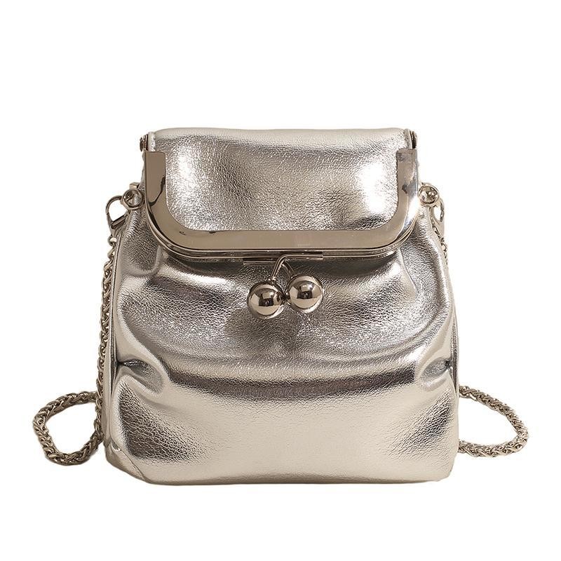 BIG SALE [Ready] Tas Kecil Perak Tas Selempang Rantai Seratus Tas Selempang Mini Hidropass Halus