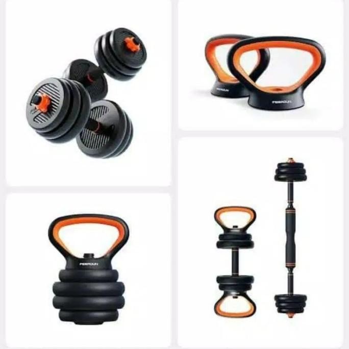 Fed Dumbell Barbell Set 40Kg