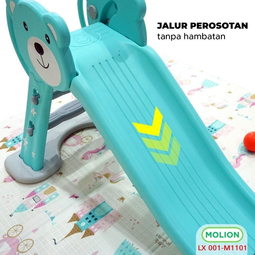 He13 Prosotan SNI Anak Perosotan Mainan Anak Seluncuran Playground Slide Model Binatang Girrafe Bers