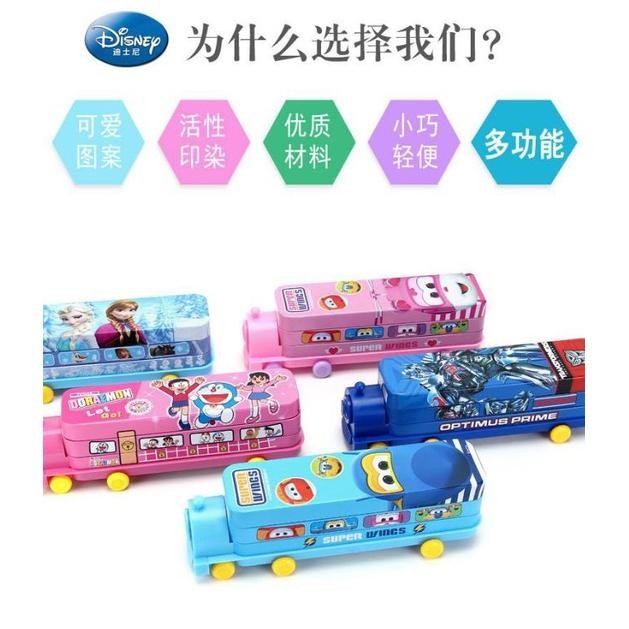 

SALE DISNEY LICENSED TRAIN PENCIL CASE DOUBLE DEKKER KOTAK PENSIL KERETA API KARAKTER CARTOON ANAK MOTIF CEWEK COWOK ty-35