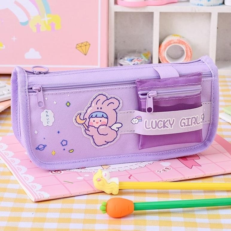 

PROMO Kotak Pensil Pencil-case Perempuan motif Cantik Dan lucu ze-42