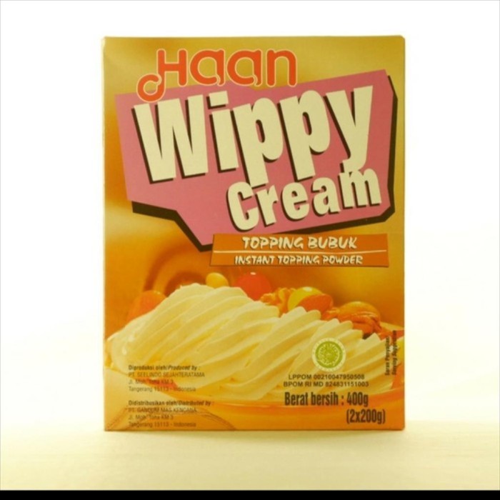 

Haan Wippy Cream 400 Gr