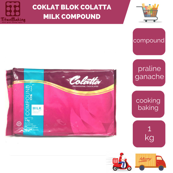 

Coklat Blok Colatta Milk Compound 1 kg Coklat Susu Colatta Chocolate