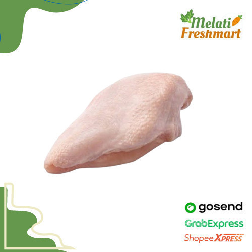 

Dada Ayam Kulit Boneless Fillet 500 gr / gram - Melati Freshmart