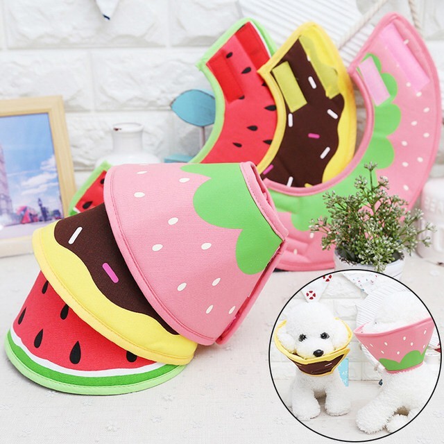 Collar Elizabeth / Corong Pelindung Leher Anjing Dan Kucing Motif