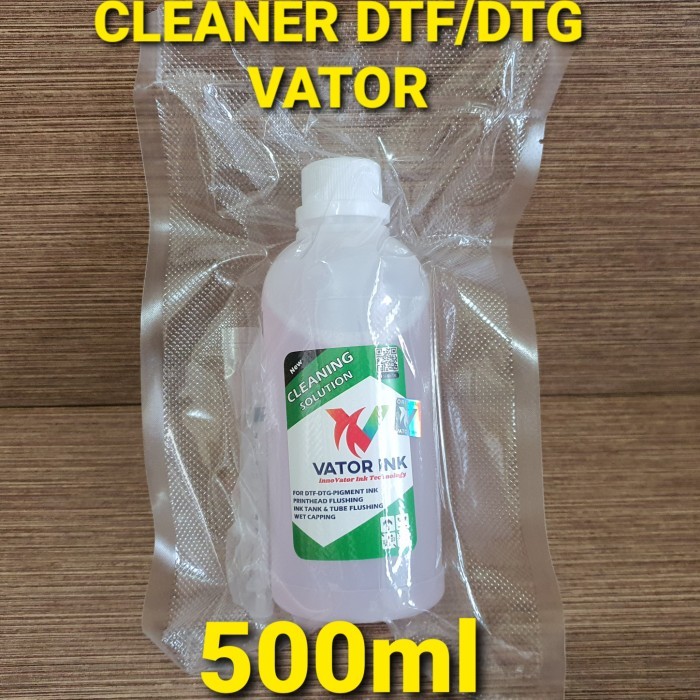 

Ready CLEANER PRINTER DTF DTG VATOR 500ml Premium Cleaning Solution