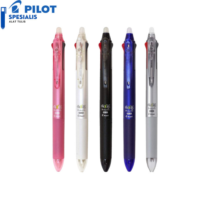 

Ready PILOT FRIXION CLICKER 3 IN 1 ERASABLE PEN 1 PULPEN 3 WARNA