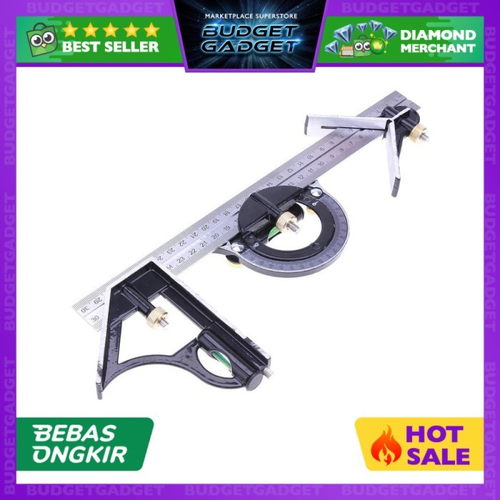 

Ready Penggaris Multifungsi 23 cm Scale Ruler