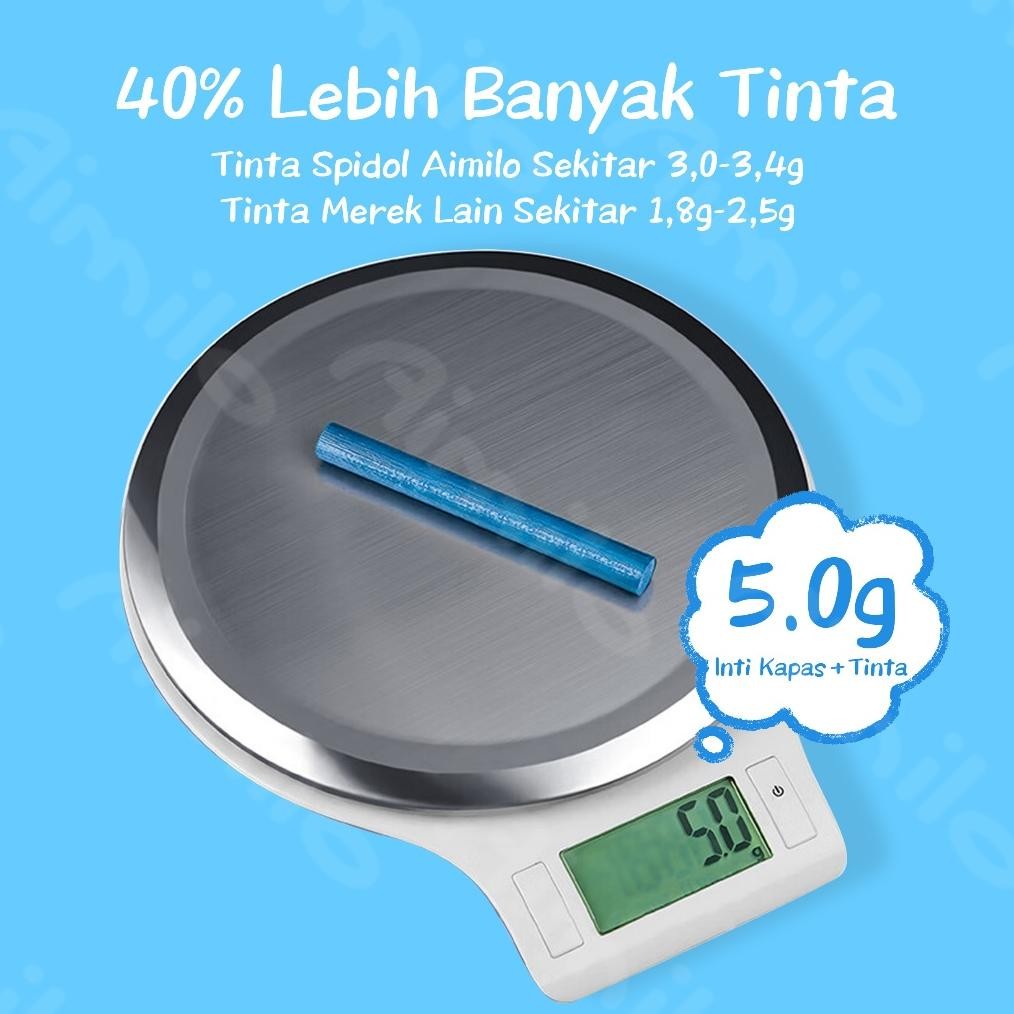 

Big Sale [Ready] Aimilo Spidol Warna Warni 1 Set Sketch Marker 2 Tip Touch Marker 48/60/80 Warna 8.8