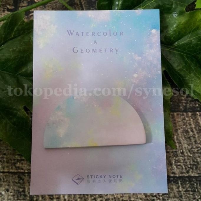 

[SYS] Sticky Notes Tema Watercolor Geometry - Setengah Lingkaran