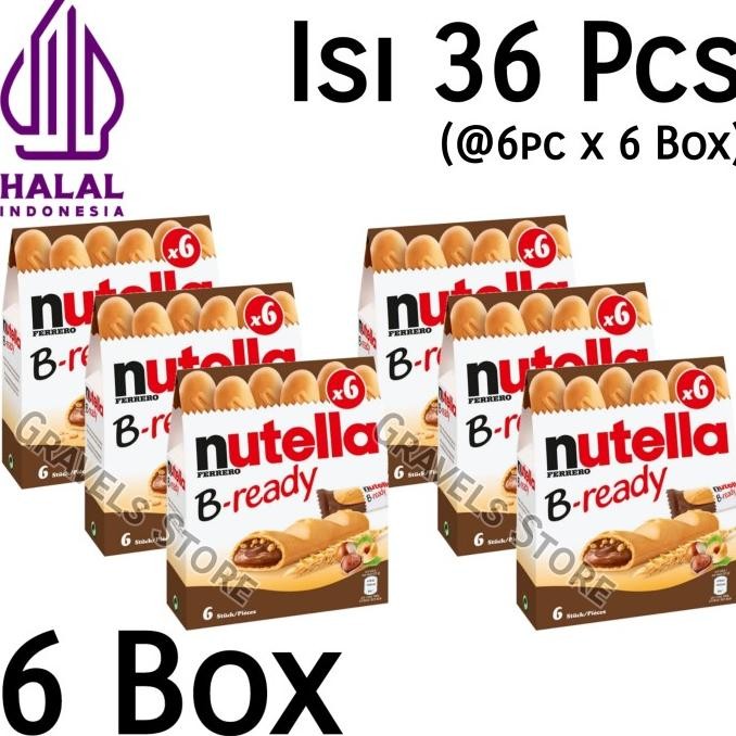 

[HALAL] Ferrero Nutella B-Ready / B Ready / BReady - Cokelat Hazelnut
