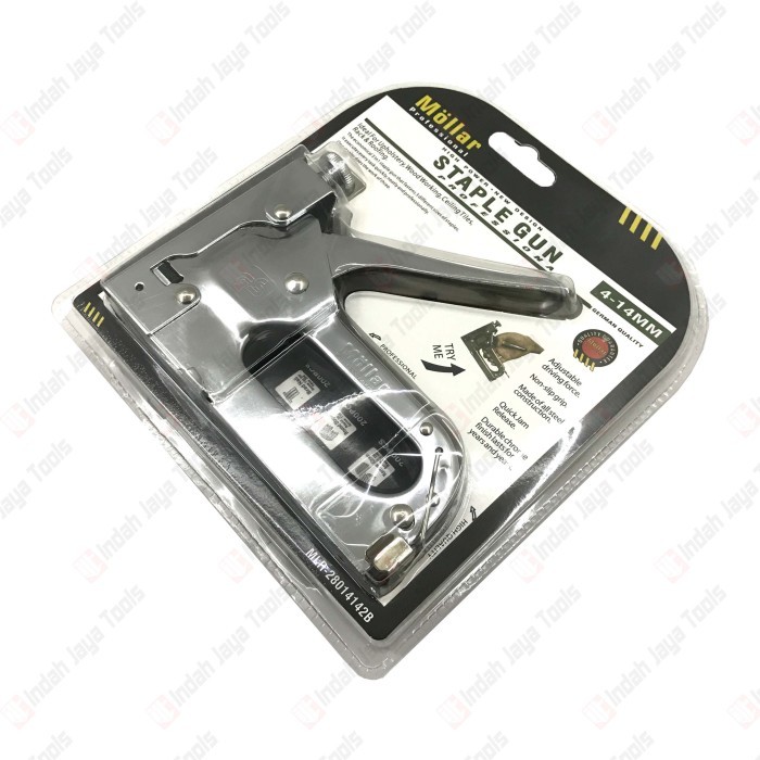 

Mollar Staples Gun Tacker 3 In 1 - Stapler Jok Tembak Hekter 3 Way
