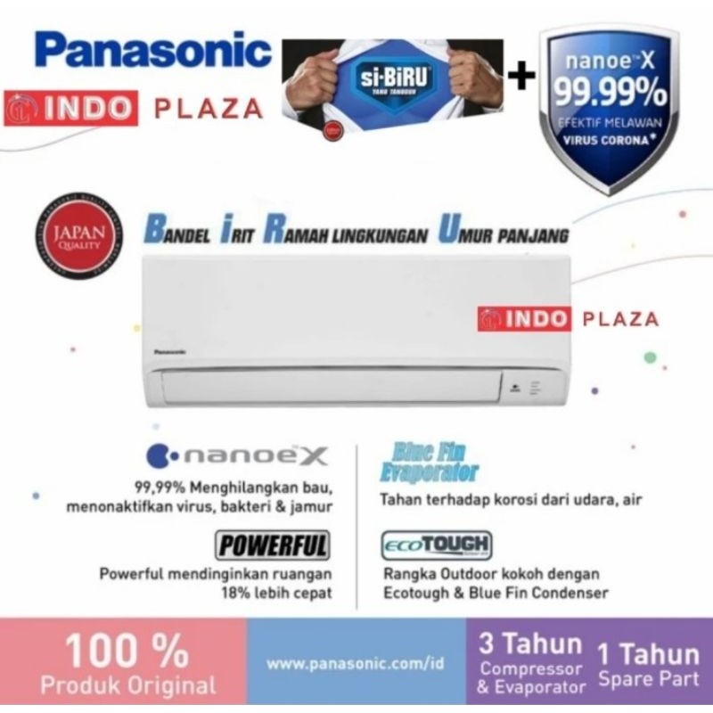 AC PANASONIC 1/2 PK SIBIRU + NANOE X CS-PN5AKJ