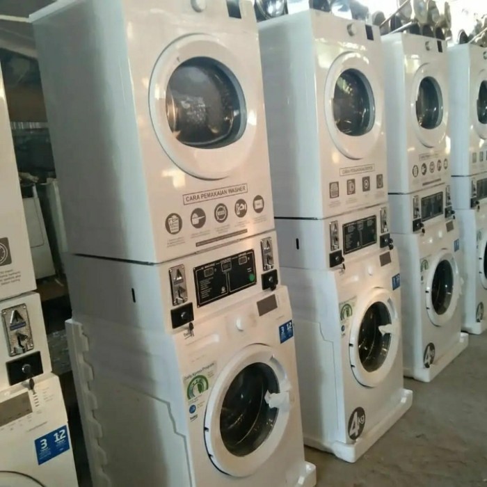 MESIN CUCI DAN DRYER BEKO KOIN/ COIN WASHER DRYER BEKO