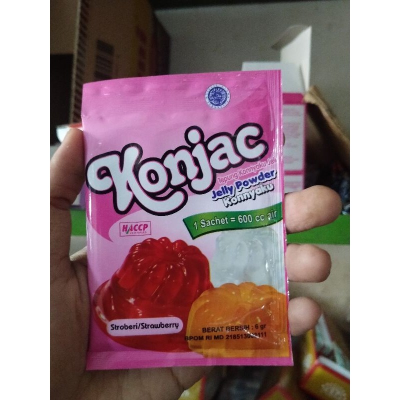 

Konjac Stroberi/Strowberry Jelly Powder Konnyaku 6 gram