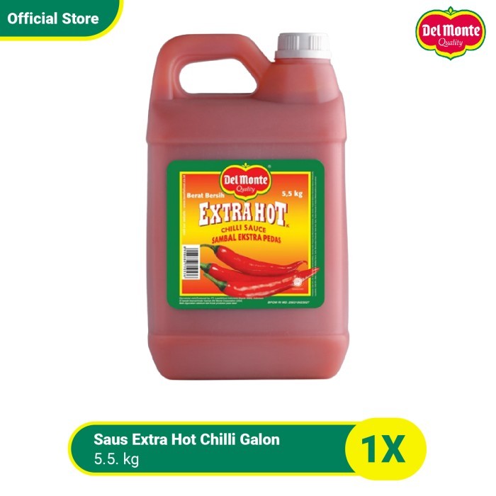 

Sale Delmonte Saus Extra Hot Chilli Galon 5.5 Kg