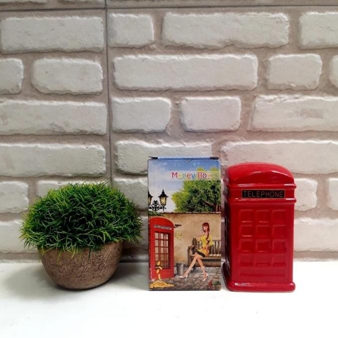 

BOX TELEPHONE LONDON SOUVENIR KADO MAINAN BDAY ULTAH BIRTHDAY MURAH