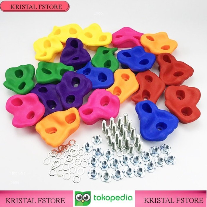 Plan Point Panjat Tebing Anak 10Pcs Climbing Holds Wall Climbing