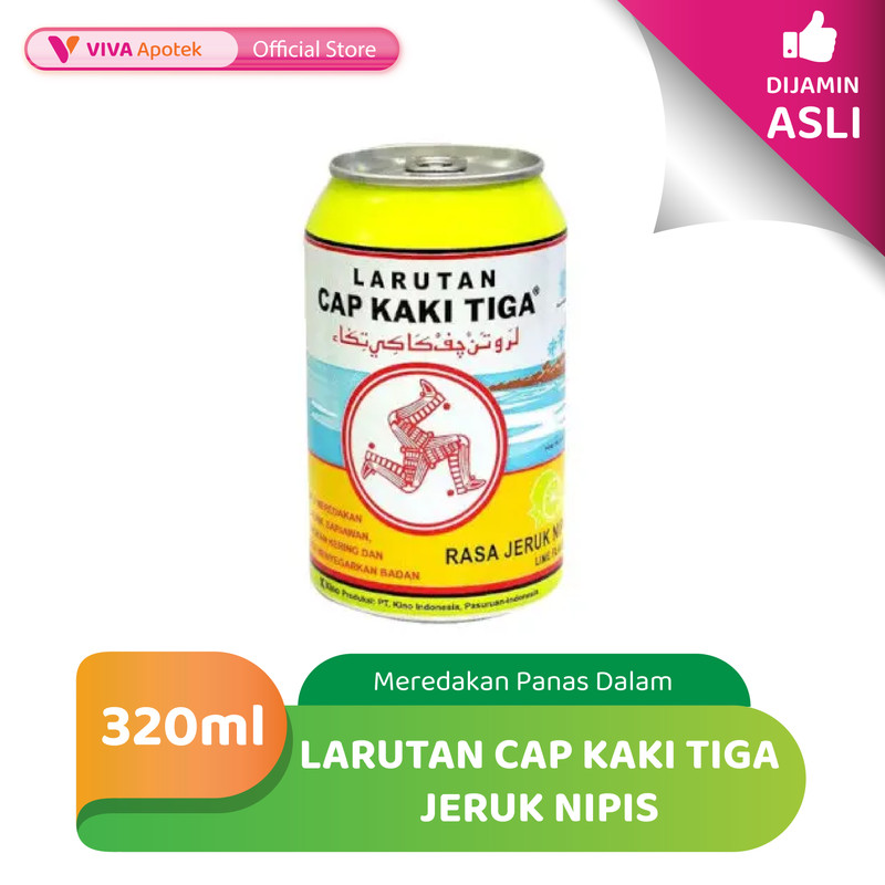 

Larutan Cap Kaki Tiga Jeruk Nipis untuk Meredakan Panas Dalam (320 ml)