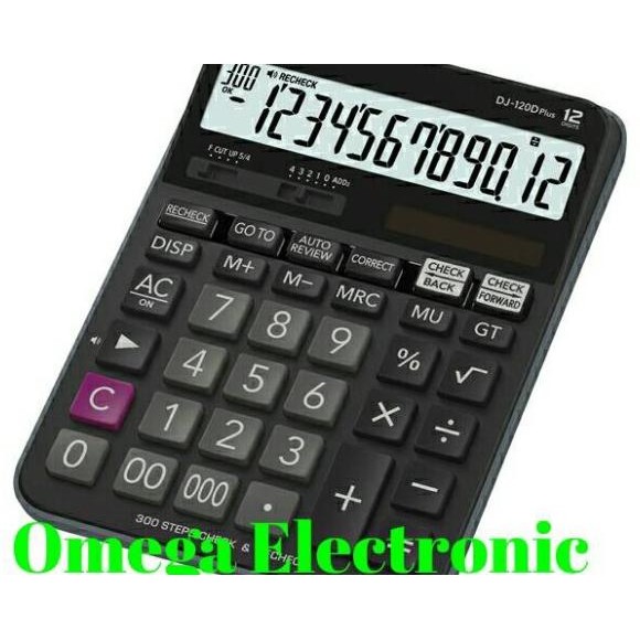 

Casio Calculator Dj 120D Plus - Che & Correct Kalkulator Desktop