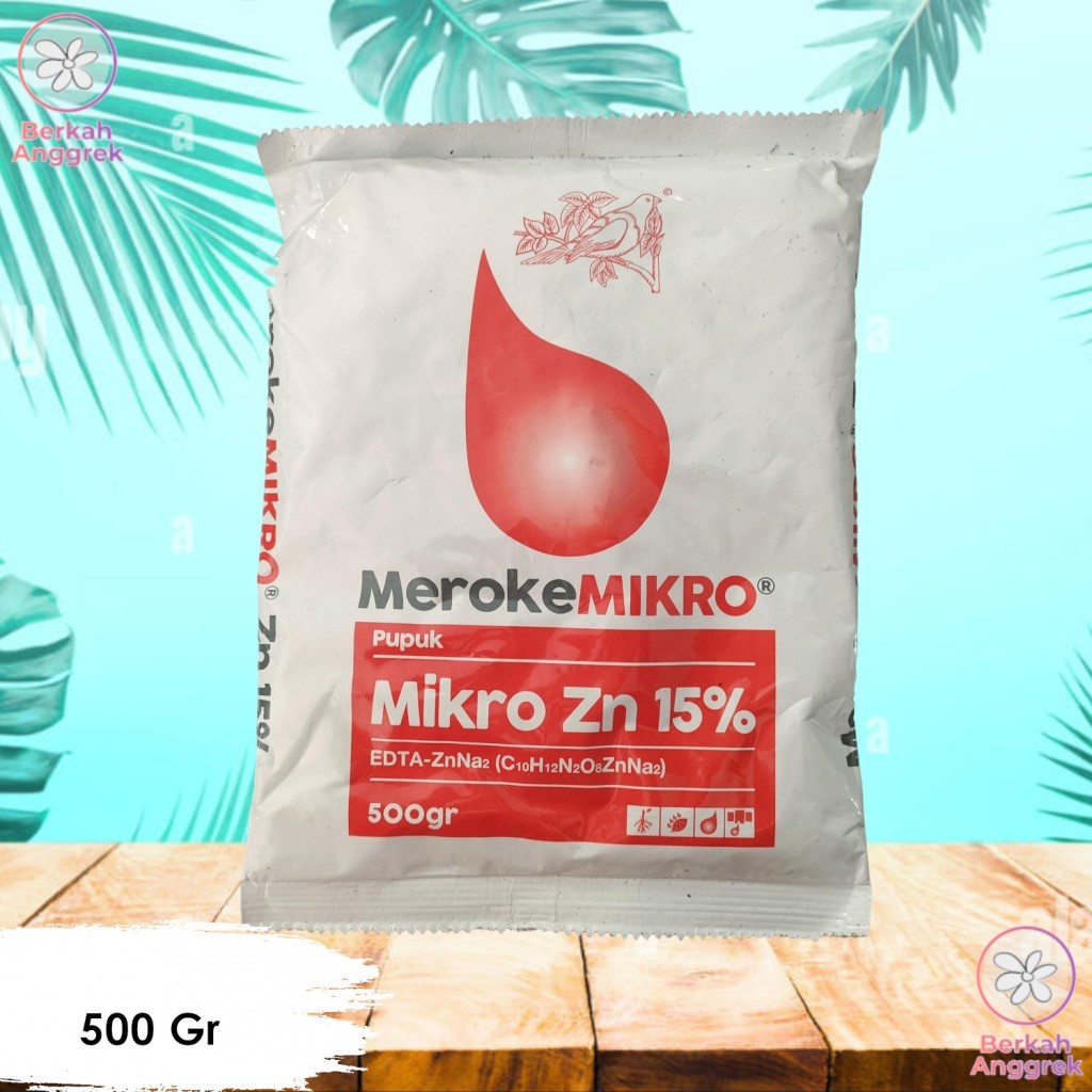 Meroke Zn EDTA 500 Gram Pupuk Mikro