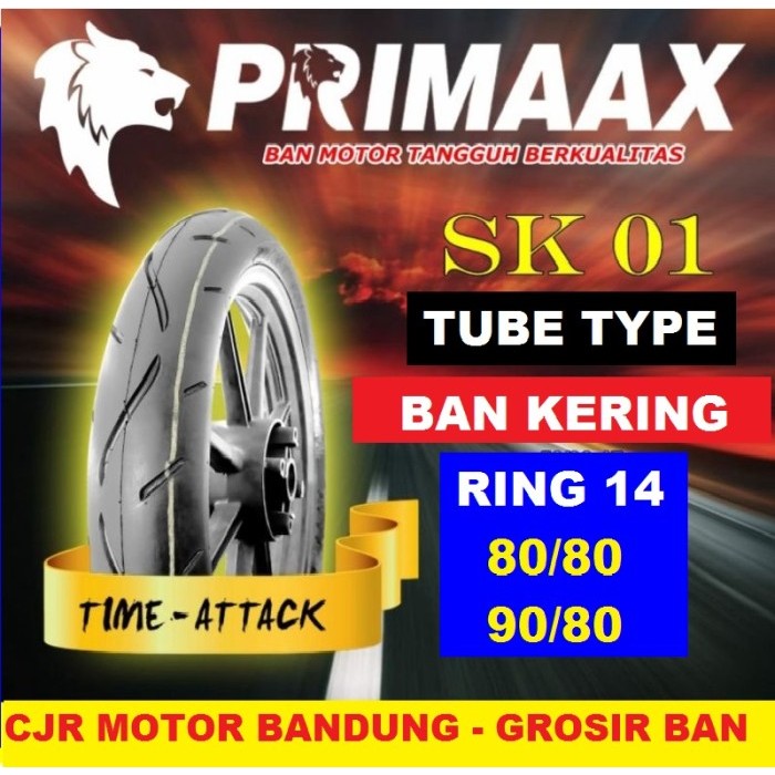 Jona Ban Primaax Sk 01 80 90 Ring 14 Ban Donat Motor Matic Primax Sk 01