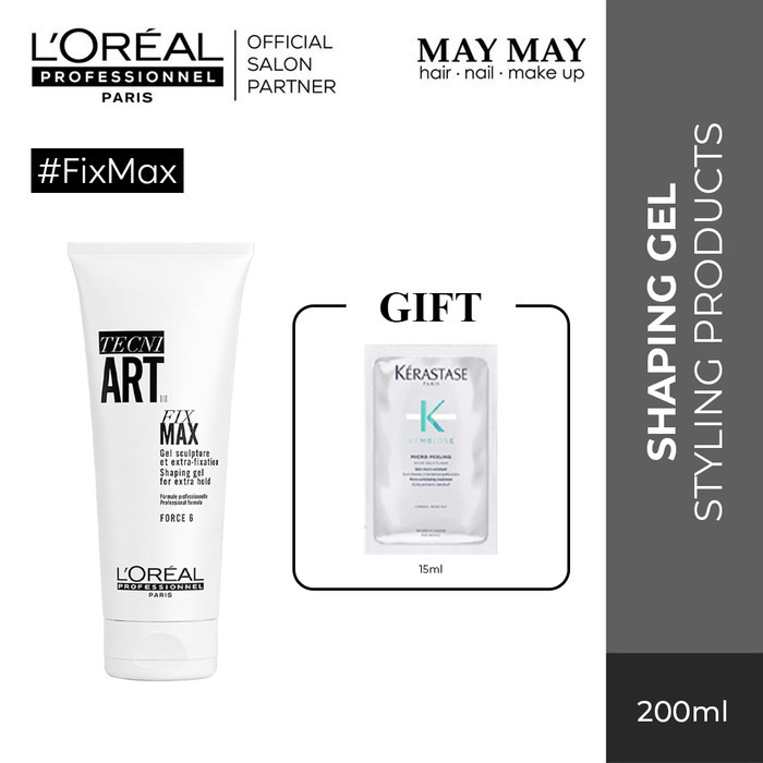 TERJAMIN L'Oreal Professionnel Tecni Art Fix Max 200ml - Strong Hold