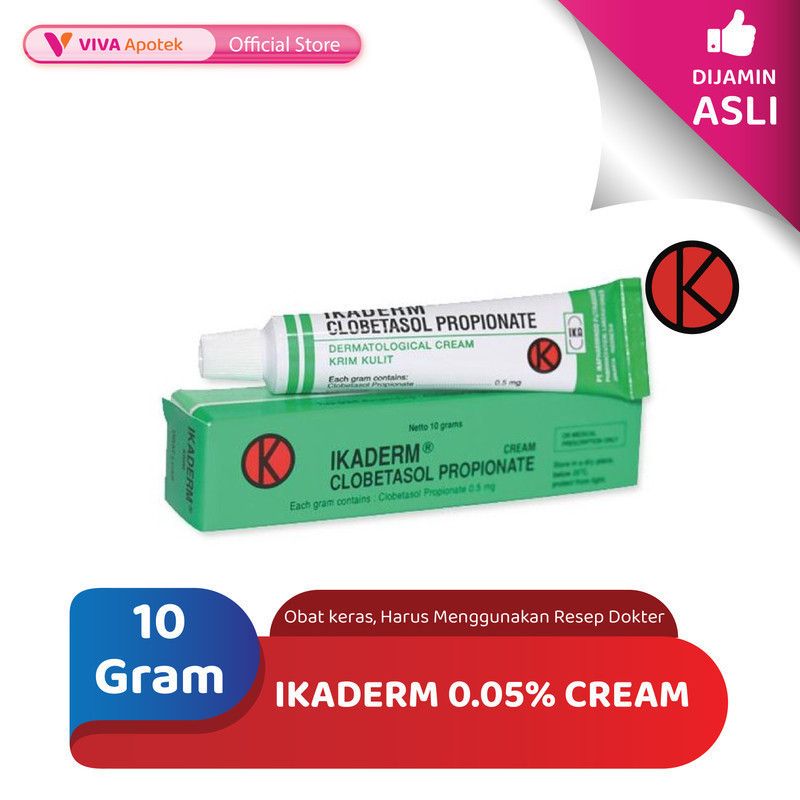 Ikaderm 0.05% Cream / klobetasol propionat / Psoriasis (10 Gram)