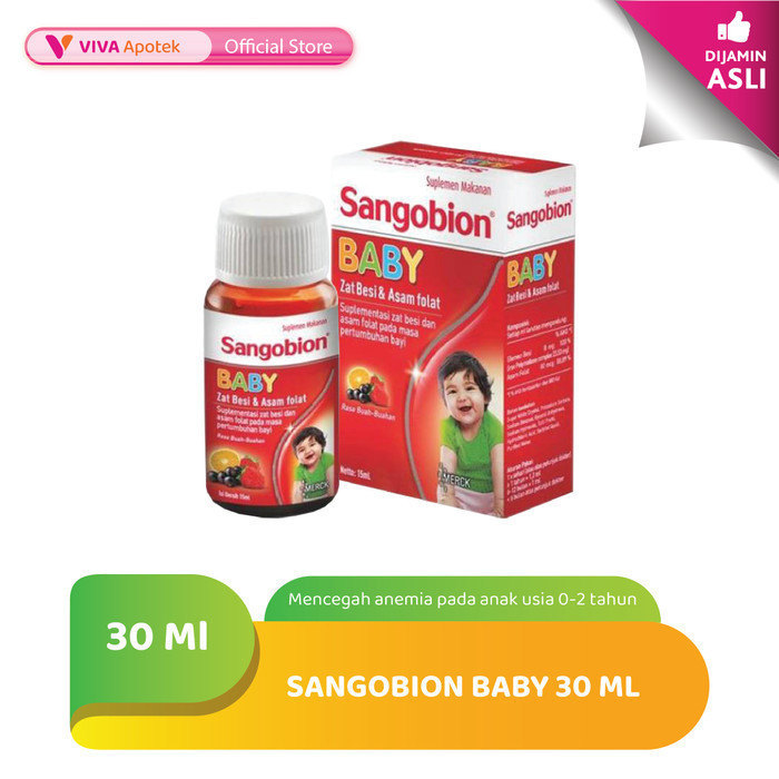 Sangobion Baby Suplemen Pemenuhan Zat Besi Pada Bayi (30 ml)