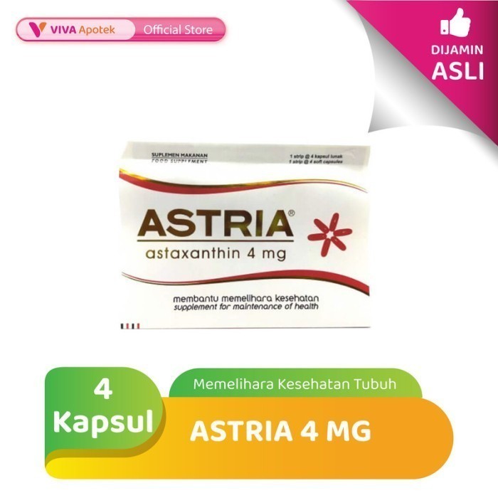 Astria 4Mg Catch Cover untuk Memelihara Kesehatan (4 Kapsul)