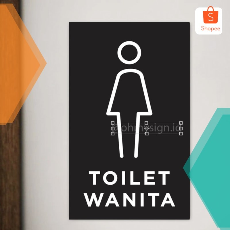 

Murah SIGN TOILET WANITA TIMBUL | PAPAN RESTROOM ACRYLIC | SIGN BOARD Keren