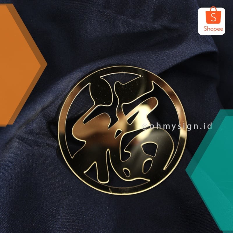 

Murah Hampers Gift Round Tag 01| Imlek Tag | Gold Mirror | Chinese New Year Keren