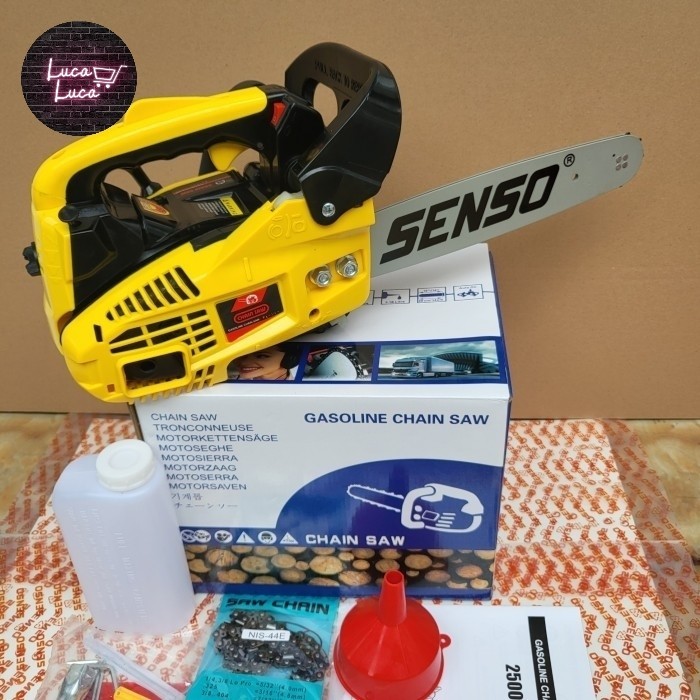 Chainsaw Assy Senso 2500 25.4Cc Mesin Gergaji Kayu Senso Kecil Promo