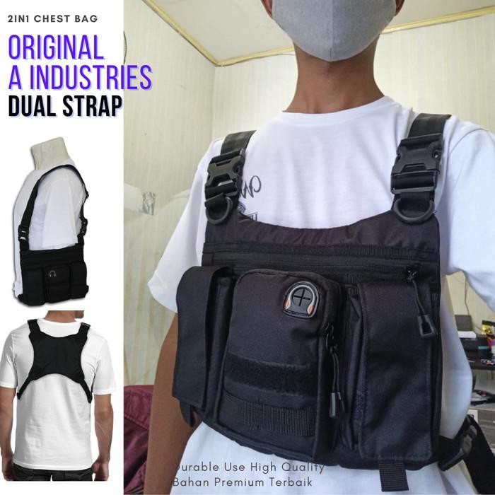 Tas Rompi Protector Chest Bag Pelindung Dada 2In1 Aindustries Original