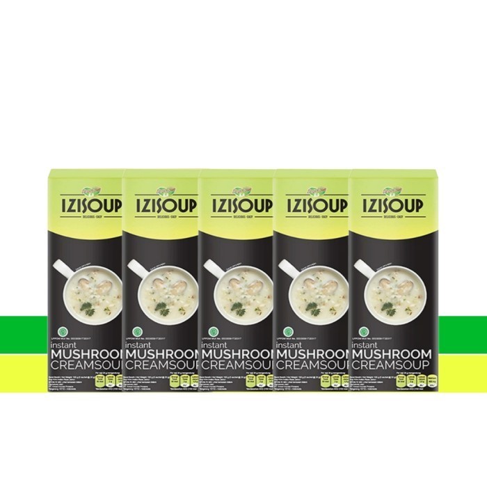 IZISOUP Mushroom Cream Sup Instan Rasa Jamur 500 g
