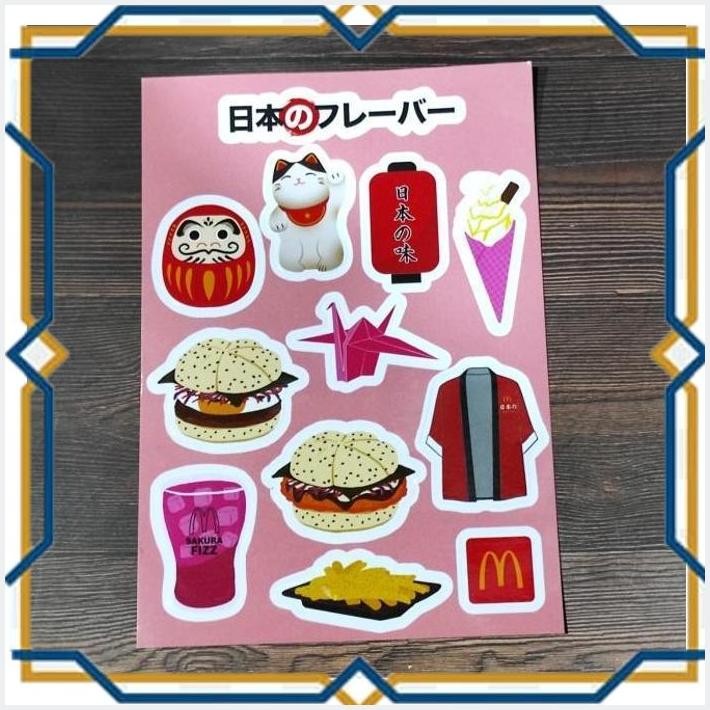 

[coo] stiker mcd mcdonalds sticker tempelan