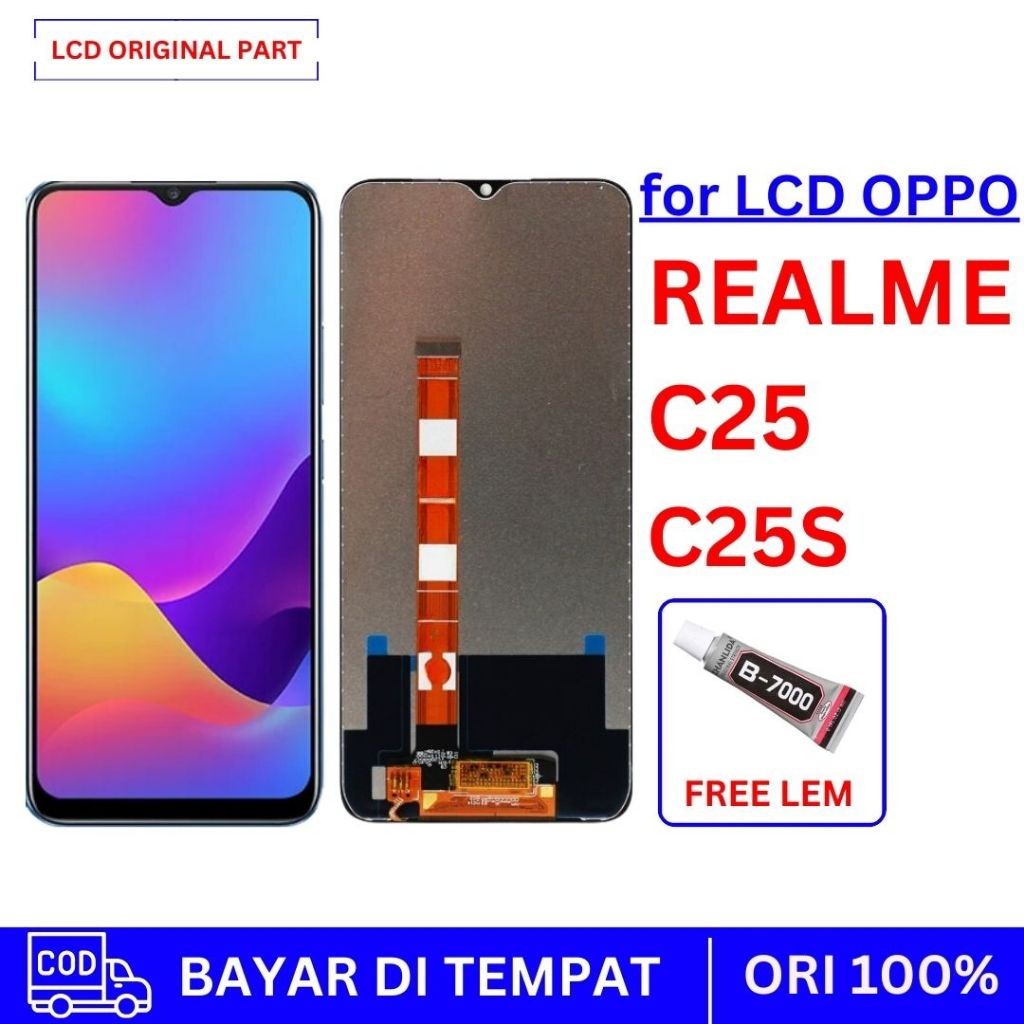 【original】LCD OPPO A16 / A16S / A54S / REALME C25 / C25S / NARZO 50A ORIGINAL FULLSET TOUCHSCREEN AS