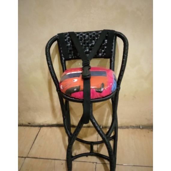 TERMURAH [[FULL HITAM]] FULL LILIT DAN SABUK PENGAMAN kursi rotan motor matic Mio beat scopy Vario /