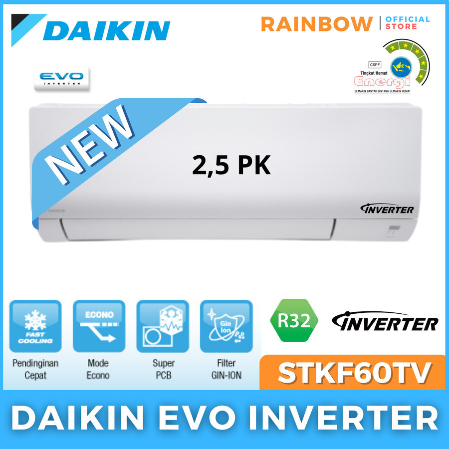 AC DAIKIN INVERTER 2,5 PK - STKF60TV EVO INVERTER R32