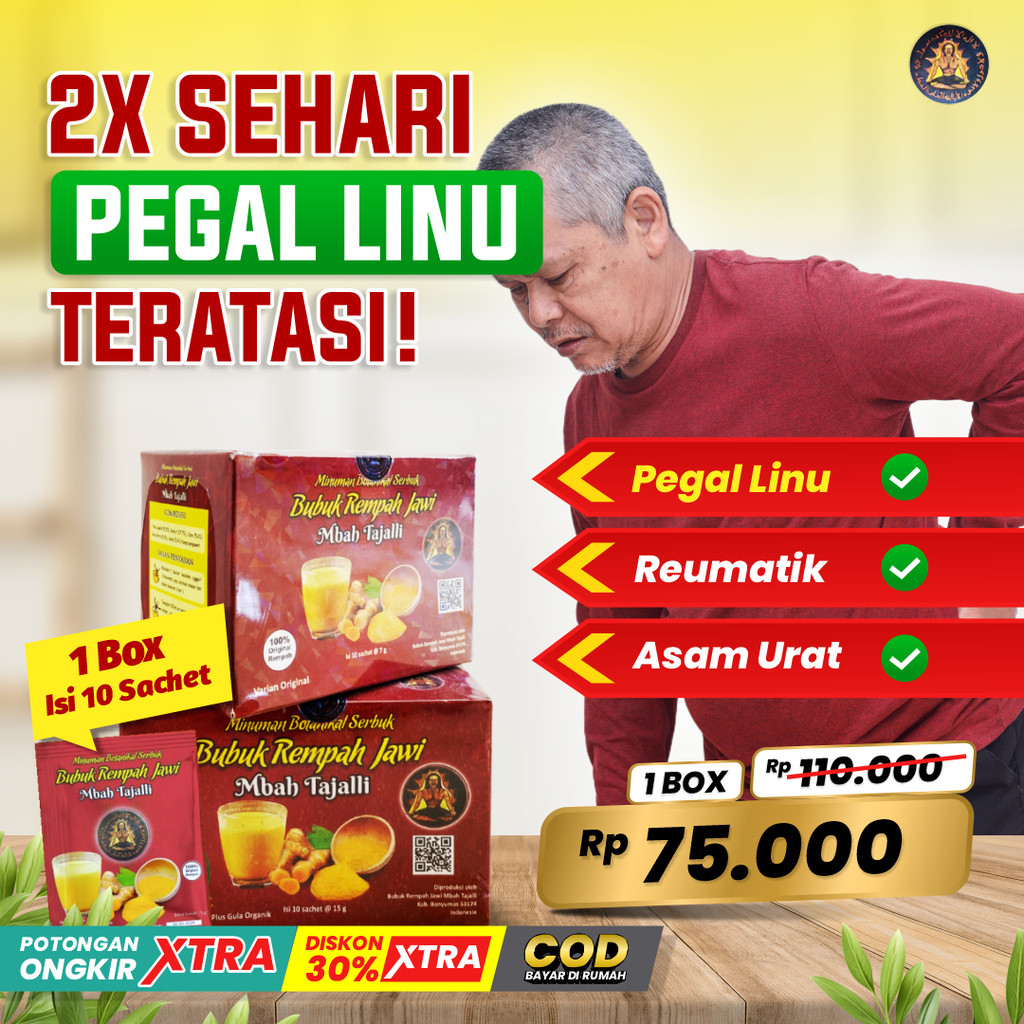 

Jamu Rempah Ampuh Atasi Asam Urat Dan Rematik Rempah Jawi Mbah Tajalli Varian Rempah Original -150grm