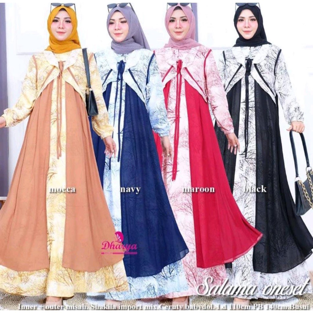Gamis Wanita Terbaru 2024 Brokat Bridesmaid Ghamis Remaja Cewek Maxydrees Kondangan Pesta Pernikahan