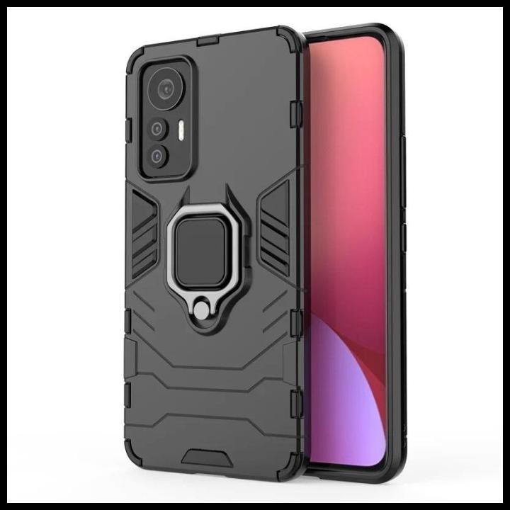 Xiaomi Mi 12 Lite Thunder Robot Casing Soft Case Ring Handphone