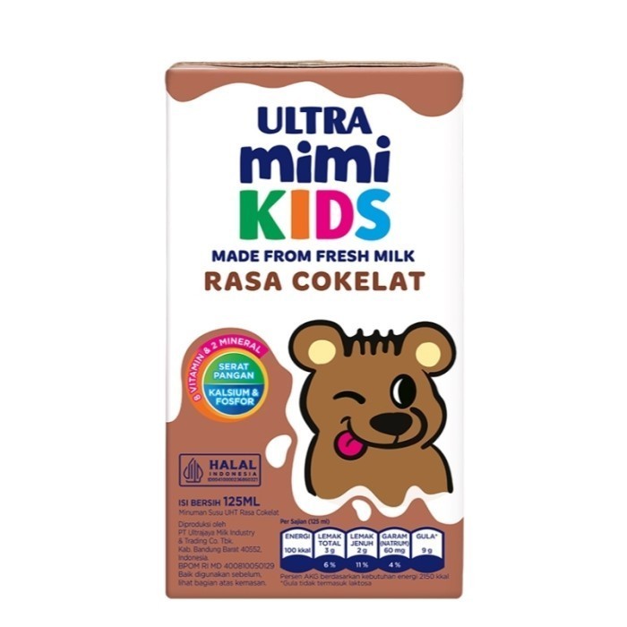 

ULTRA Mimi Kids Susu UHT Cokelat 125 ml