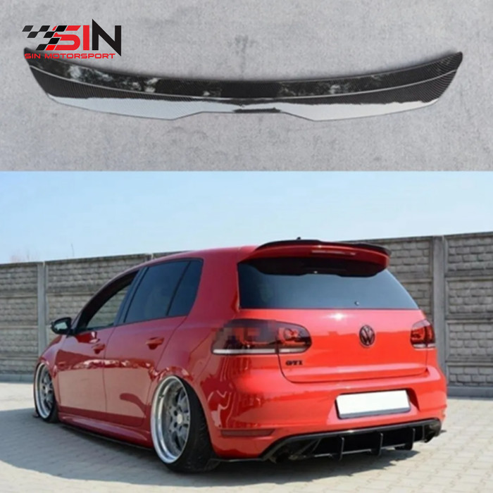 SPOILER VW GOLF MK6 TSI GTI R / WING VW GOLF CARBON MAXTON STYLE FORSALE