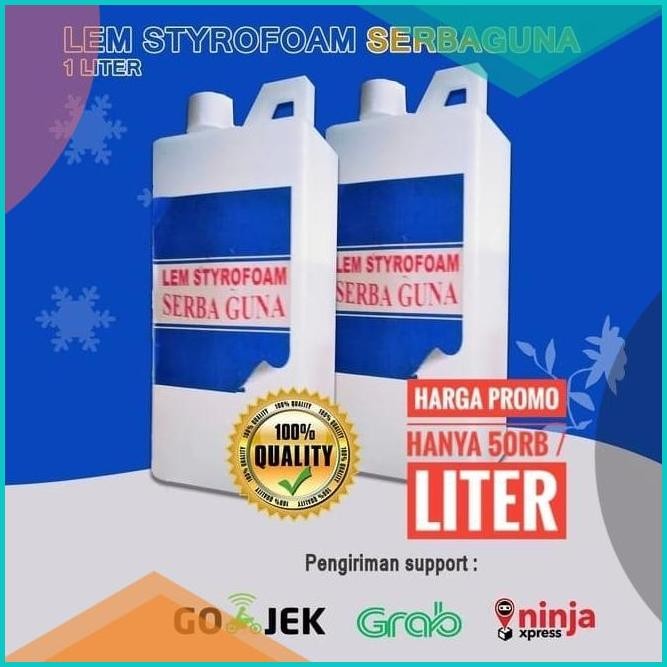 

Lem styrofoam / lem gabus serbaguna 1 liter murah & berkualitas 140BZ