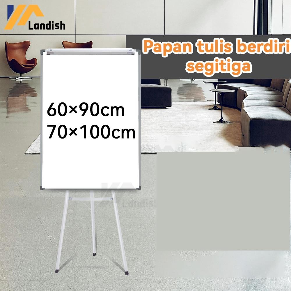 

Flip Chart/Flipchart/Papan Presentasi Magnet/White Board Standing 60x90 / 70x100 cm