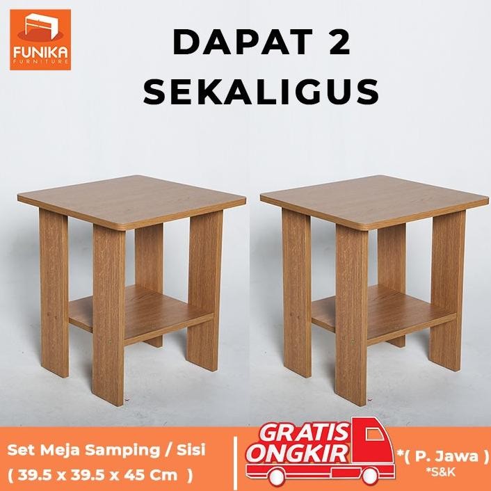 SET  MEJA SISI KOTAK MEJA KECIL MEJA SAMPING MEJA AQUARIUM