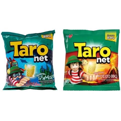 

Chiki Taro net Ciki Potato barbeque BBQ / Taro net Seaweed 10gr Rumput Laut Snack Cemilan Anak Murah